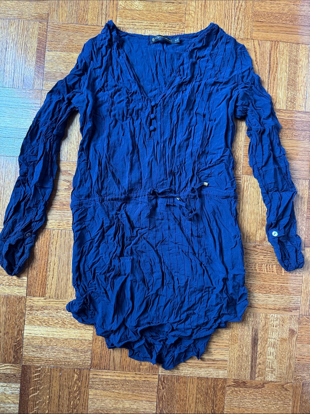 Women’s Navy Blue Swim Coverup Tunic